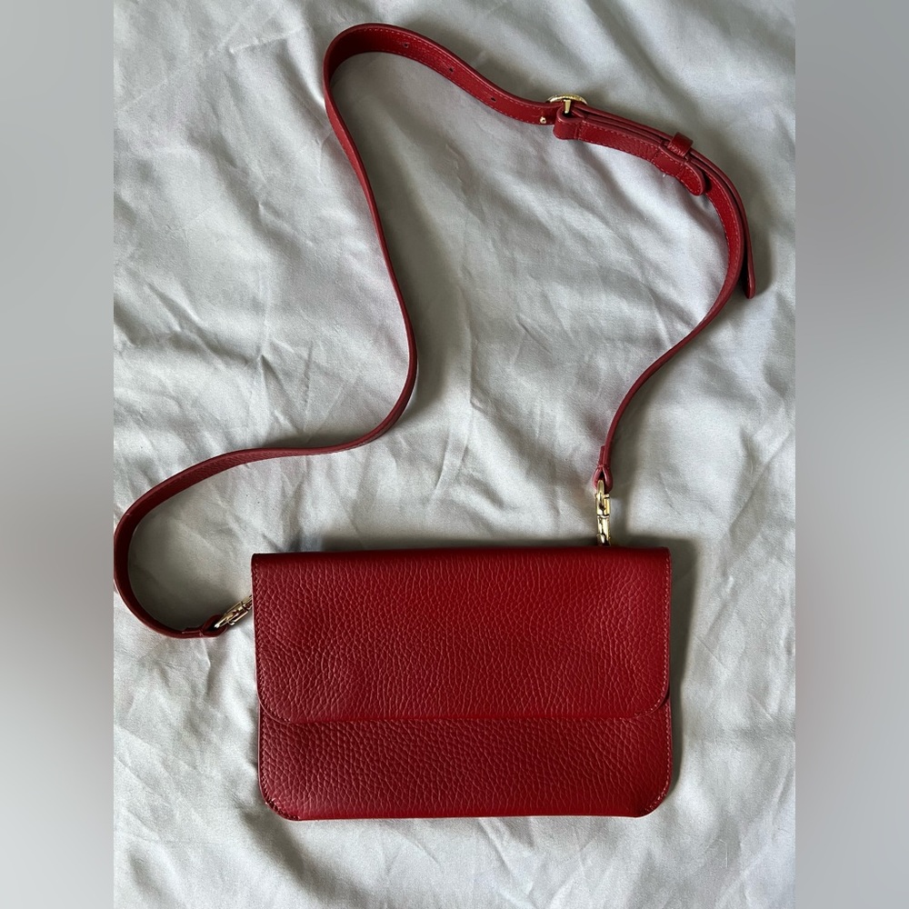 Cuyana System Flap Bag w strap